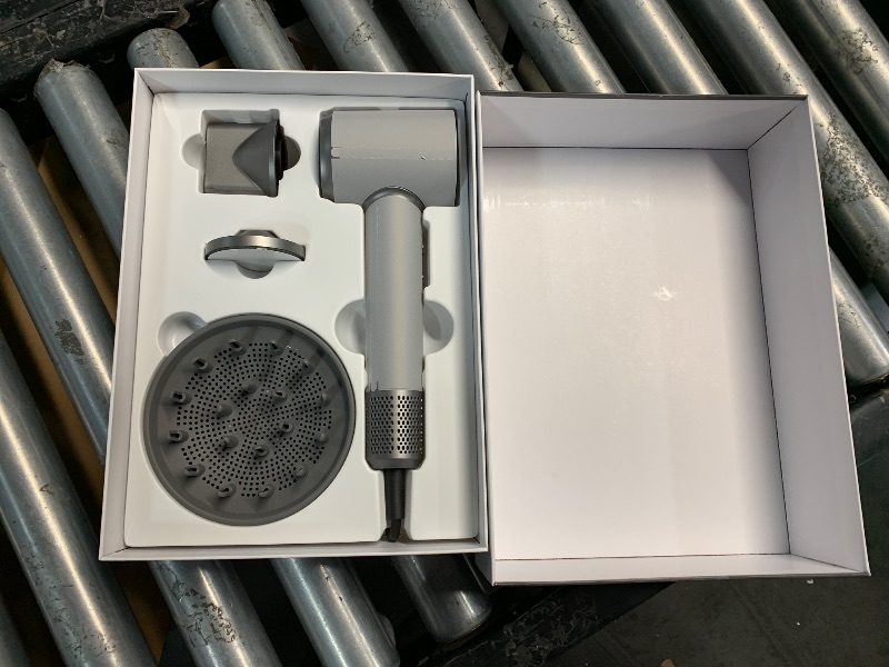 Photo 1 of ***MISSING PARTS***
Hair Dryer, 150000 RPM Brushless Motor with 500M Negative Ions, Fast-Dry Lightweight Design, ThermoControl & Magnetic Nozzle/Diffuser, Low Noise Salon Blow Dryer for All Hair, Travel, Home