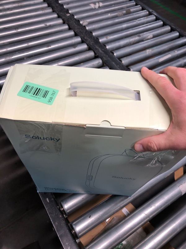 Photo 1 of *** item may have issues with functionality

Solucky Back Massager for Pain Relief Deep Tissue, Back Massager with Heat, Deep Kneading Massage for Back, Adjustable Intensity & Dual Modes, Red Light Heating Therapy, 12V Corded for Home & Office