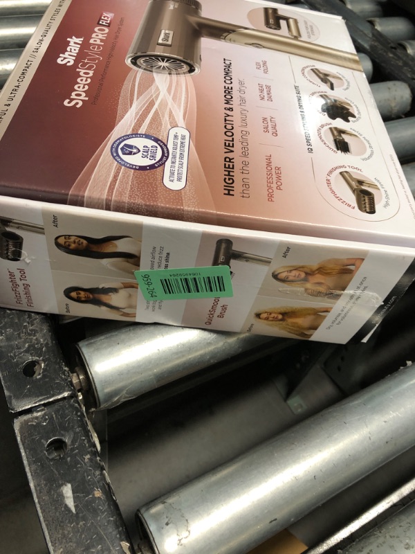 Photo 1 of ***(PARTS ONLY/ NON FUNCTIONAL)***Shark SpeedStyle Pro Flex Professional Performance High-Velocity Hair Dryer System with Scalp Shield & IQ Speed Styling and Drying Suite, Lightweight, Ionic, No Heat Damage, Mocha Silver, HD542