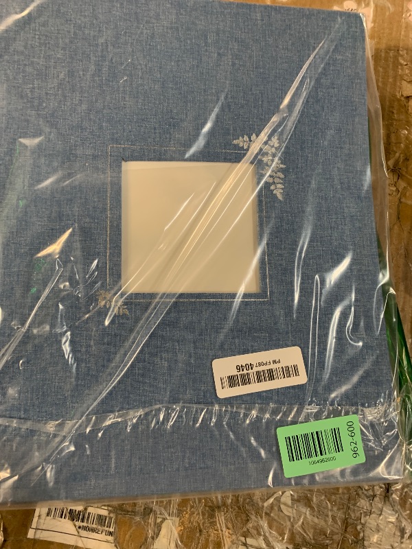 Photo 1 of ***MISSING PARTS***
Lanpn Scrapbook Photo Album 12x12, Linen Window Design Cover Top Load 3 Ring Folder Binder Photobook Photo Book 12 x 12 inch with 30 Plastic Sleeves 60 Pages Blue