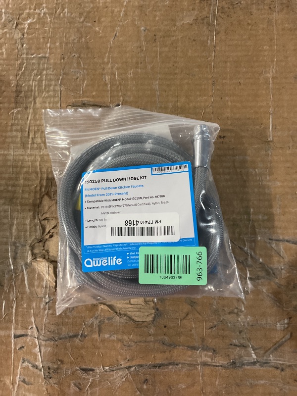 Photo 1 of 150259 Pull Down Hose Kit For Moen Faucet Replacement Part 150259, Kitchen Faucet Replacement Part 187108, Fit Reflex Moen Pull Down Faucet, 68 Inch, Upgraded Ver.