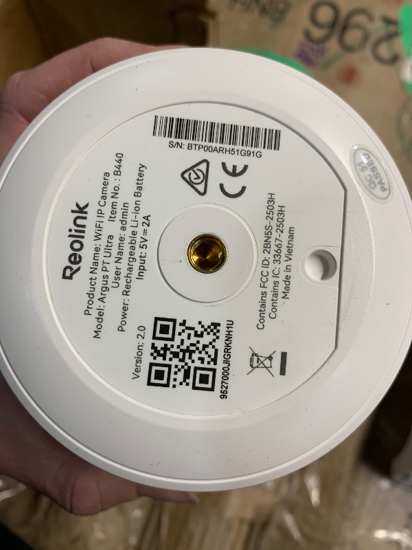 Photo 1 of ***(MISSING SOLAR PANEL)*SOLD FOR PARTS*REOLINK Security Camera Wireless Outdoor, Pan Tilt Solar Powered, 5MP 2K+ Color Night Vision, 2.4/5GHz WiFi, Works with Smart Home for Surveillance, Home Hub Compatible, Argus PT + Solar Panel