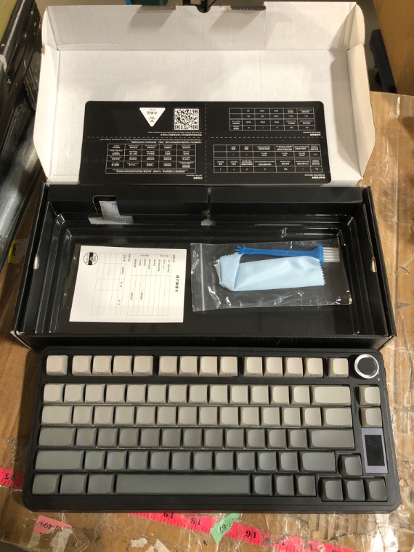 Photo 1 of AULA S75 PRO Wireless Mechanical Keyboard with Screen&Knob, Tri-Mode Hot Swappable Gaming Keyboard 75%, Pre-lubed Switches, RGB Backlit, Side Printed PBT Keycaps, Creamy Sounding Computer Keyboards