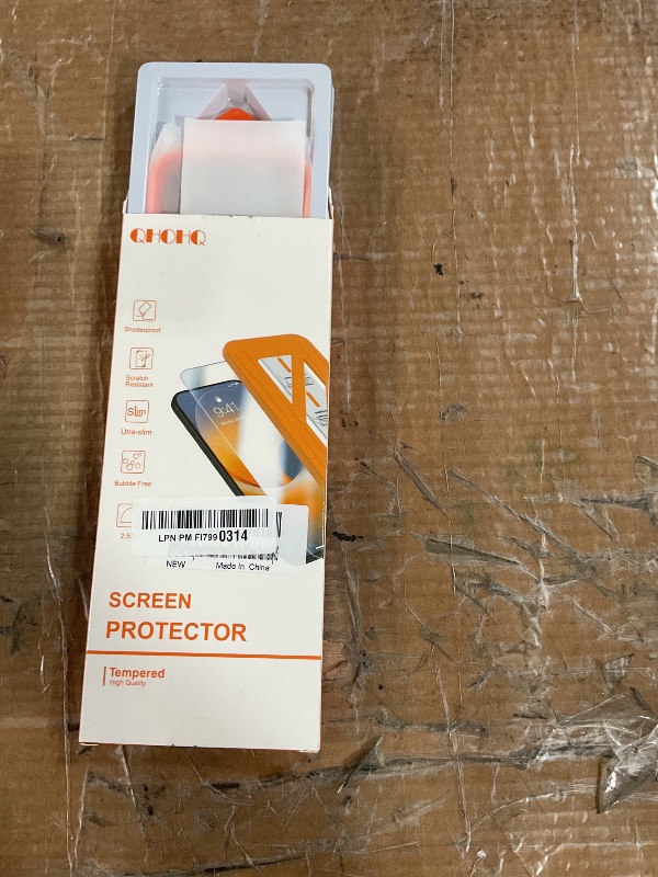 Photo 1 of [1-Second Auto-Install] QHOHQ 3 Pack Privacy Screen Protector for iPhone 17 Pro [6.3 Inch] + 1 Set Camera Lens Protector, 25° Anti Spy Tempered Glass, [12FT Military Grade Shatterproof], Case Friendly