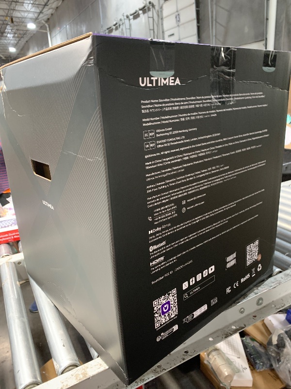 Photo 1 of ULTIMEA Skywave X70 7.1.4ch Professional Wireless Surround Sound System for TV w/Dolby Atmos, 980W Sound Bar with 10" Wireless Subwoofer, 20Hz Low Frequency, GaN Amplifier, 4K HDR Pass-Through