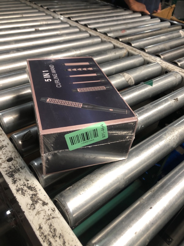 Photo 1 of ***FACTORY SEALED*** Lopeie 5 in 1 Wand Curling Iron Set, Hair Styling Tools with Thermal Brush and 4 Interchangeable Ceramic Barrels from 1/2 to 1 1/2 inch, Fast Heating, Dual Voltage Hair Curler, Gifts for Women