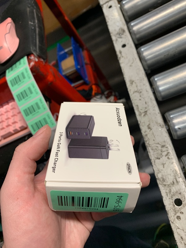 Photo 1 of [2 Pack] USB C Charger Block 160W, 3-Port GaN Super Fast Charger, Dual 65W Type C Charging Block, Foldable QC3.0 Laptop Fast Charging for MacBook, iPhone, Samsung, Galaxy, iPad, Android, White