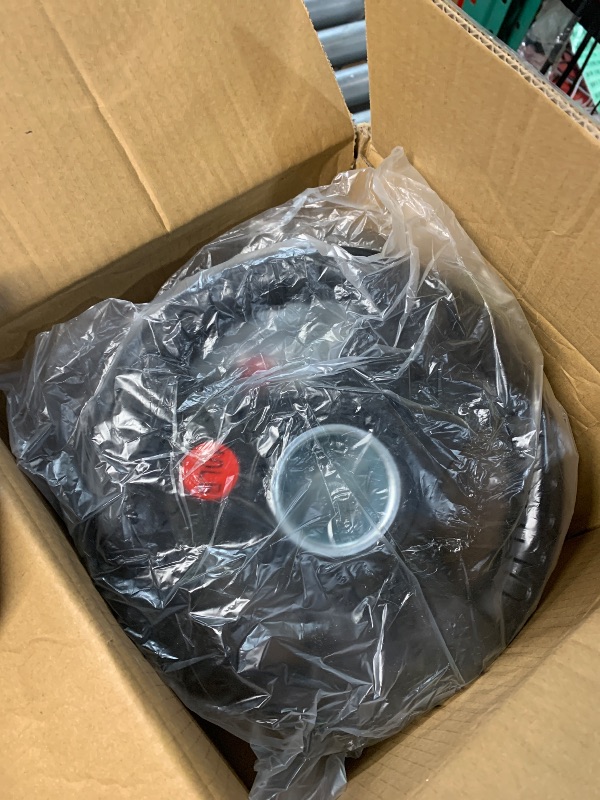 Photo 1 of ?4-Pack?2.5 5 5 10 LB Bumper Plates Weight Set with Spring Collars - 2" Olympic Grip Plates, Rubber Encased Iron Weights for Home Gym, Deadlift