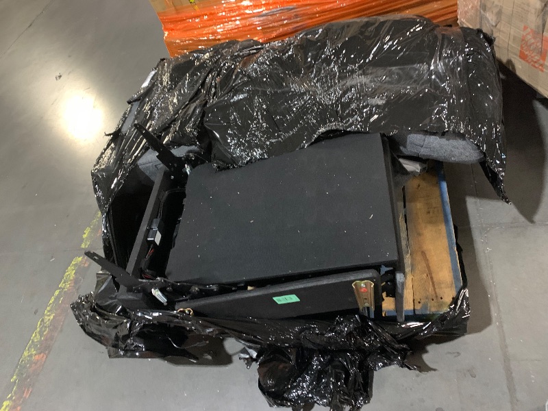 Photo 1 of (truck/trailerpickup only)Sweetcrispy Power Lift Recliner Chair with Vibration Massage and Heat for Adults, Ergonomic Overstuffed Breathable Fabric Reclining Chair with Side Pockets, Remote Control, Living Room, Bedroom, Grey