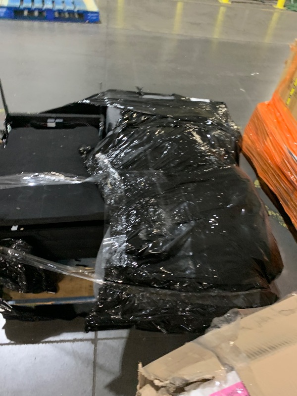 Photo 1 of (truck/trailerpickup only)Sweetcrispy Power Lift Recliner Chair with Vibration Massage and Heat for Adults, Ergonomic Overstuffed Breathable Fabric Reclining Chair with Side Pockets, Remote Control, Living Room, Bedroom, Grey