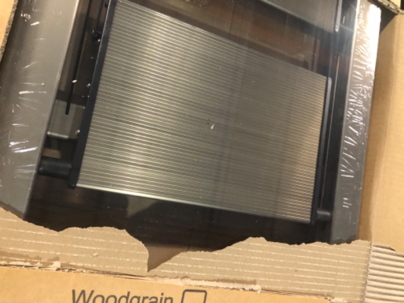 Photo 1 of SOLADDER 4 Step Ladder, Folding Step Stool with Anti-Slip Wide Sturdy Pedal and Handgrip, Portable Lightweight Aluminum Stepladder, 300 lbs Capacity, Multi-Use for Home, Library - Brown Gold