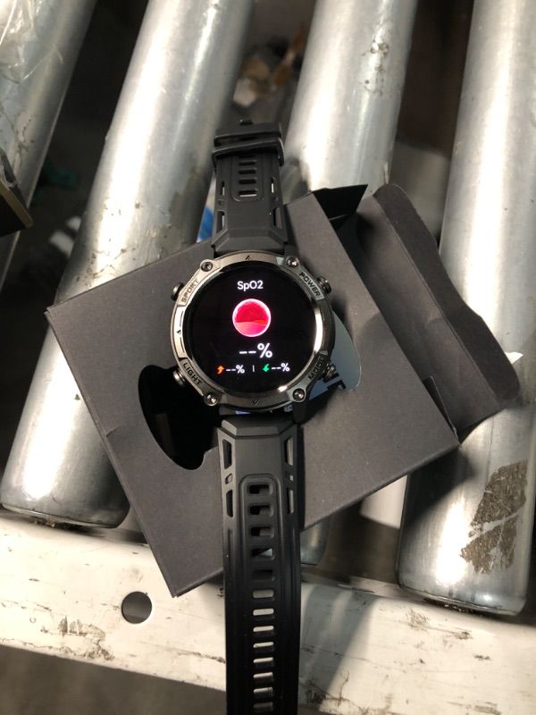 Photo 1 of 2026 AI Smart Watch with Standalone GPS & Offline Maps, 5ATM Waterproof, 1.43" AMOLED, 21-Day Battery, 178 Sports Modes, Compass, Heart Rate/SpO2/Stress/Sleep Monitor, for Android iOS Men Women Black