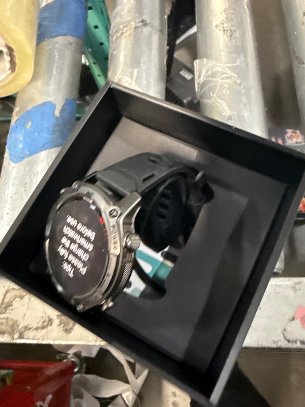 Photo 1 of 2026 AI Smart Watch with Standalone GPS & Offline Maps, 5ATM Waterproof, 1.43" AMOLED, 21-Day Battery, 178 Sports Modes, Compass, Heart Rate/SpO2/Stress/Sleep Monitor, for Android iOS Men Women Black