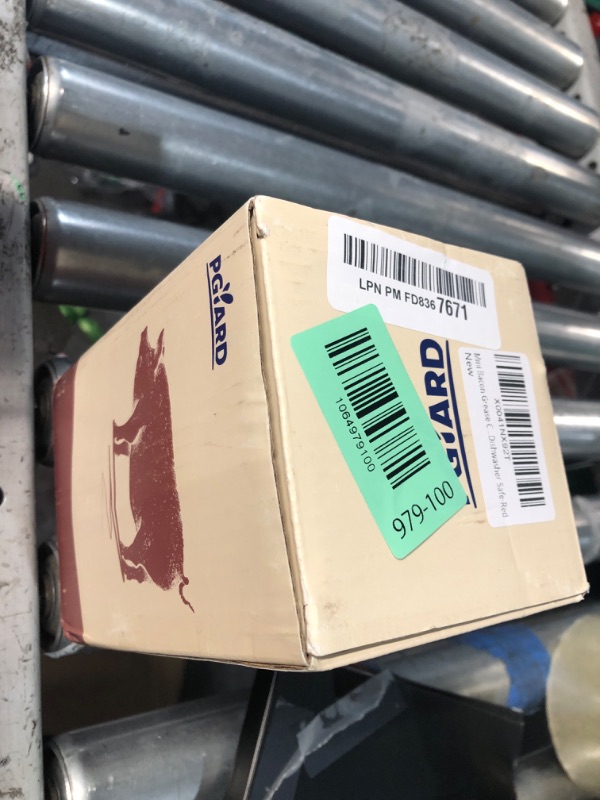 Photo 1 of ***MISSING PARTS***
PGYARD Mini Bacon Grease Container With Strainer - 15OZ Enamel Grease Saver, Farmhouse Bacon Grease Keeper For Kitchen Fat Storage, Dishwasher Safe-Red