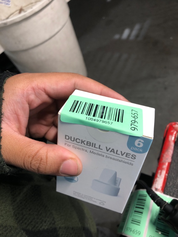 Photo 1 of [6-Count] Papablic Duckbill Valves for Spectra and Medela, Replaceable Duckbill Valves for Spectra S1 Spectra S2 valves and Medela Pump in Style, BPA/DEHP Free White