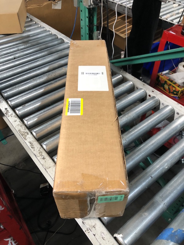 Photo 1 of ***(HEAVILY USED/ MINOR DAMAGE)***Glitzhome 9ft Christmas Garland for Mantle, Pre-Lit Snow Flocked Christmas Garland with Warm White LED Lights and Timer for Fireplace, Dining Table, Stairs Christmas Decoration BATTERY OPERATED