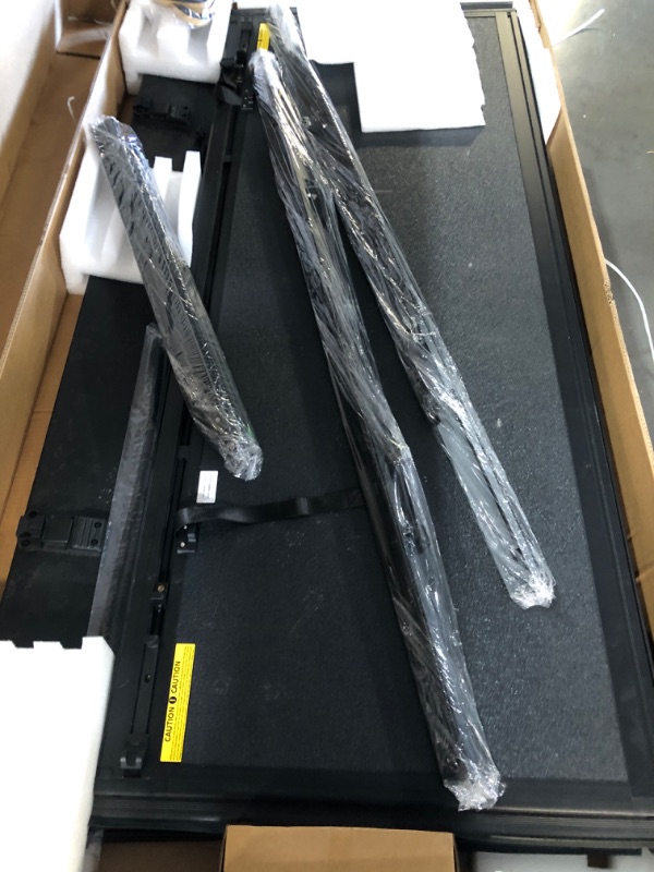 Photo 1 of ***PARTS ONLY***Rough Country Hard Flip-Up Truck Bed Tonneau Cover for Chevy Silverado & GMC Sierra 2500HD/3500HD (2020-2025) - Aluminum Tri-Fold Bed Cover, Fits 6'9 (82.2") Bed