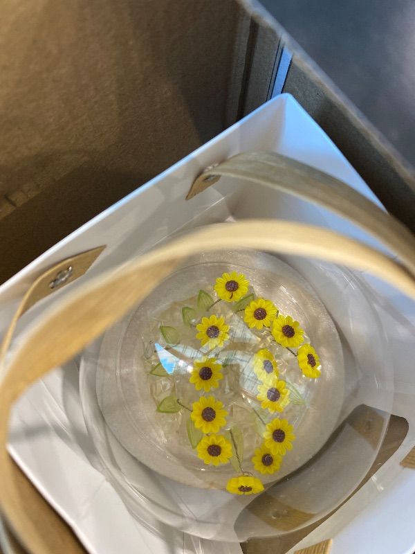 Photo 1 of *UNTESTED*
ONXE Sunflowers Flower Lamp,Sunflowers Night Light,Birthday Mothers Day Gifts for Girlfriend Mom Women Her Wife Sister Girls Grandma,Artificial Flower Table Lamp in Glass Dome (USB Powered)