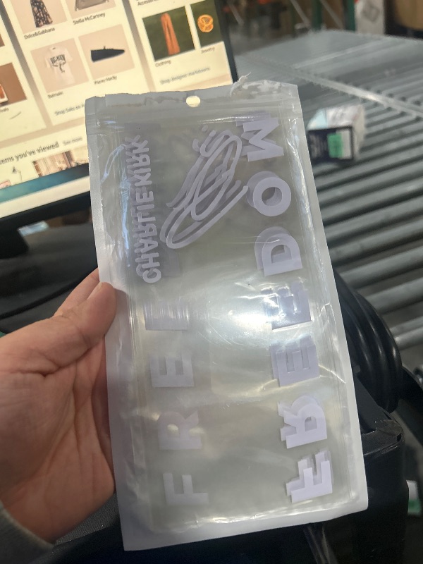 Photo 1 of ?6pcs? Freedom is Worth Fighting Charlie Kirk Memorial Sticker – True American Hero Car Decal, Silenced But Not Forgotten in Loving Memory. American Hero Signature Patriotic Design Freedom Car Decal