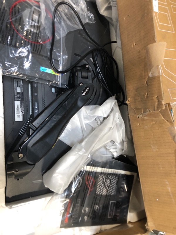 Photo 1 of ***DOSENT TURN ON***CAN BE USED FOR PARTS****ASUS ROG Strix 27” 4K HDR400 USB-C Gaming Monitor(XG27UCS)–UHD (3840 x 2160), 160Hz, 1ms, Fast IPS,130% sRGB,Extreme Low Motion Blur Sync, G-Sync Compatible, DisplayWidget, Tripod socket, 3yr warranty