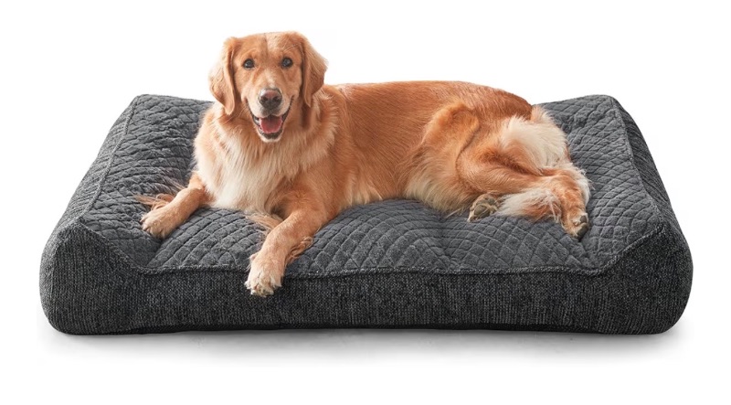 Photo 1 of ** SIMILAR IMAGE UNKNOWN MEASUREMENTS OR MODEL**JOEJOY XL Orthopedic Dog Beds Large Sized Dog, Extra Thick Supportive Big Dogs Couch Bed with Sides, Ultra Soft Pet Bed Sofa for Large Dogs, Grey, 42''x30''