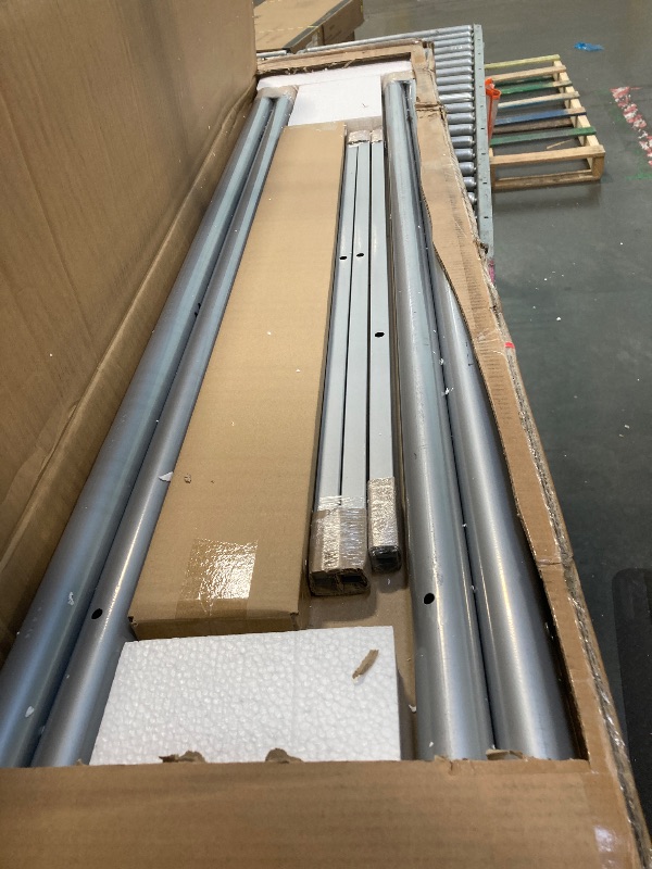 Photo 1 of *USED*
Bellemave Twin Size Loft Bed with Desk and Ladder, Metal Twin Loft Bed Frame for Adults, Kids, Teens, Silver