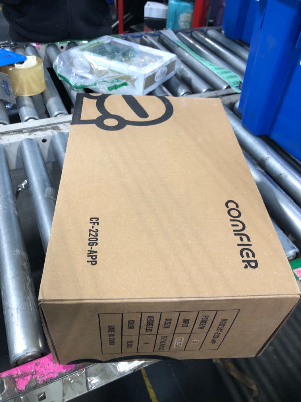 Photo 1 of ** SIMILAR** COMFIER Back Massager with Heat, App Control Vibration Massage Seat Cushion, 10 Motors & 3 Heat Levels Chair Massager Pad, Gifts for Mom,Dad Home Office Use,Black