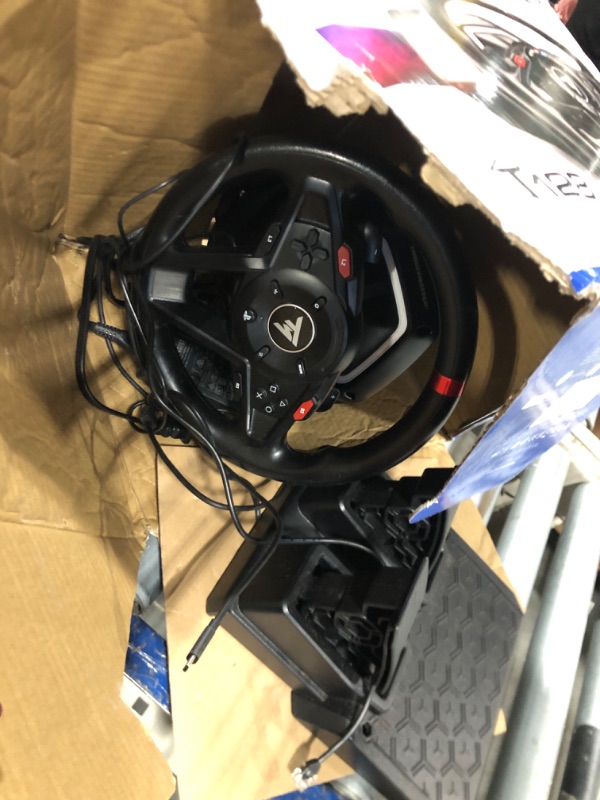 Photo 1 of ** VERY USED**Thrustmaster T128P Force Feedback Racing Wheel (compatible w/ PS5, PS5 Pro, PS4 & PC)