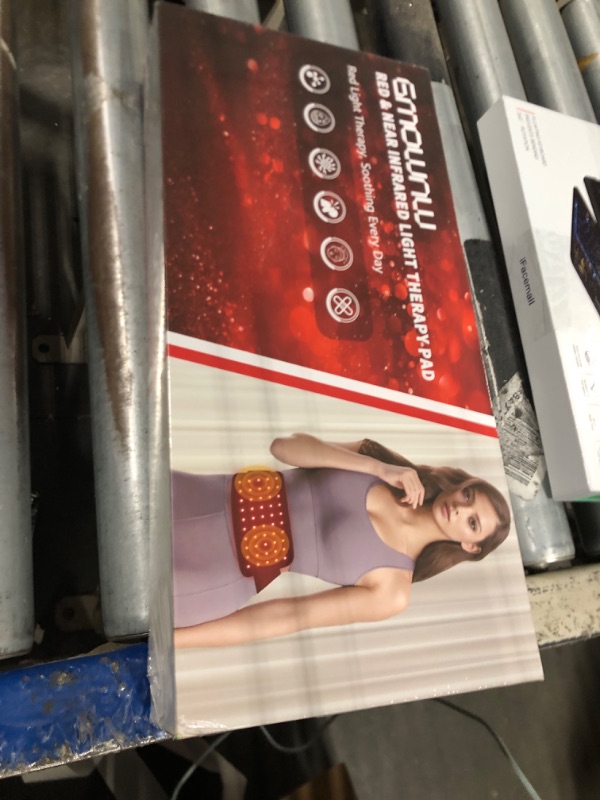 Photo 1 of **new**Red Light Therapy Belt, 3 in 1 LED Bead Infrared Light Therapy for Body, Wearable Wrap with Timer for Back Shoulder Waist 660nm Red Light-Therapy & 850nm Infrared Light Device Home Use (Corded)