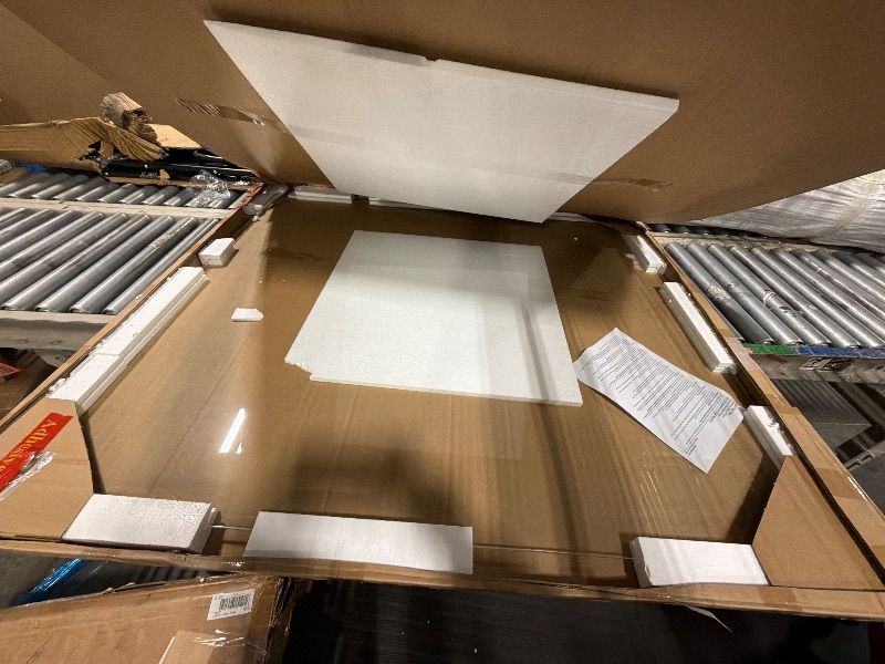 Photo 1 of *****SIMILAR ITEM*****Btikita 24" x 48" Tempered Glass Table Top Rectangle 0.31" Thick Flat Polished Edge Top Protector for Dining, Patio, Coffee Table (24x48 inch)