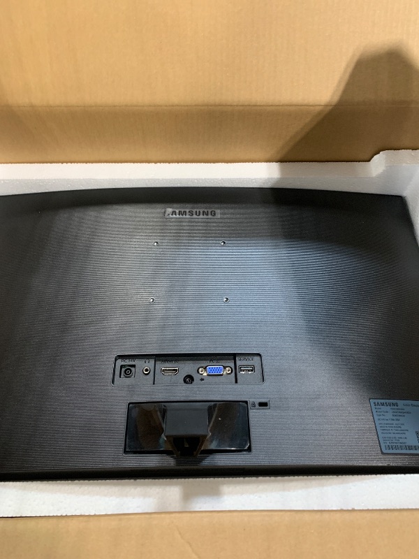 Photo 1 of *UNTESTED*
SAMSUNG 24" Essential S3 (S36GD) Series FHD 1800R Curved Computer Monitor, 100Hz, Game Mode, Advanced Eye Comfort, HDMI and D-sub Ports, LS24D366GANXZA