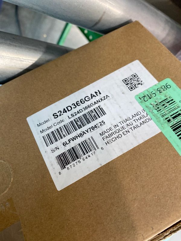 Photo 1 of *UNTESTED*
SAMSUNG 24" Essential S3 (S36GD) Series FHD 1800R Curved Computer Monitor, 100Hz, Game Mode, Advanced Eye Comfort, HDMI and D-sub Ports, LS24D366GANXZA