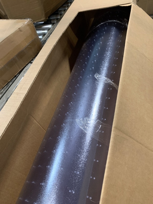 Photo 1 of ***similar item****** RESILIA Deluxe Clear Vinyl Floor Runner for Deep Pile Carpet - Non Slip & Stain Resistant Textured Mats - Waterproof Plastic Protector for Carpets, 27 Inches Wide x 2 Feet Long, Made in The USA