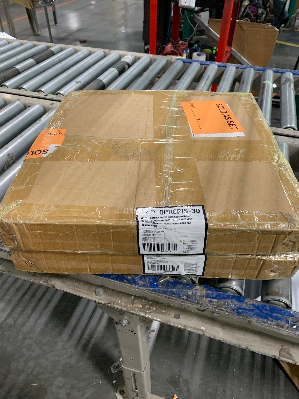 Photo 1 of **** 4 PCS**** CAP Barbell Economy Olympic Bumper Plate Set with Gray Logo, Black, 15 lb Pair