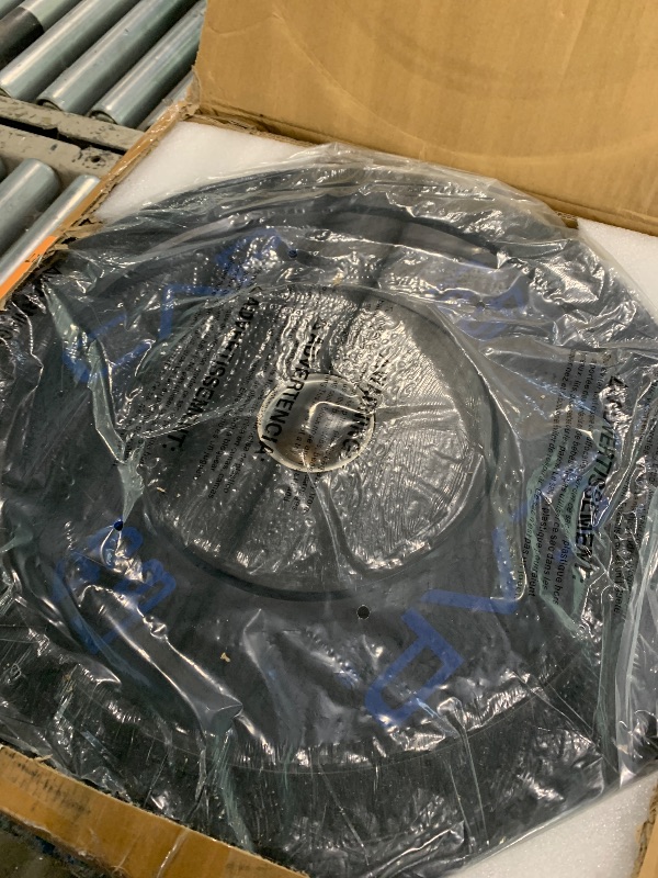 Photo 1 of **2 PCS**** CAP Barbell Economy Olympic Bumper Plate with Blue Logo, Black, 45 lb Single