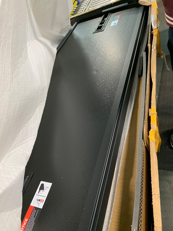 Photo 1 of **MISSING PARTS - Missing all hardware**
NK SUPPORT Hard Tri Fold Truck Bed Tonneau Cover Compatible with 2007-2024 Chevy Silverado & GMC Sierra 1500 5.68FT with LED Lamp Truck Bed Cover - Waterproof,Theftproof,No-Drill Installation (Similar Item)