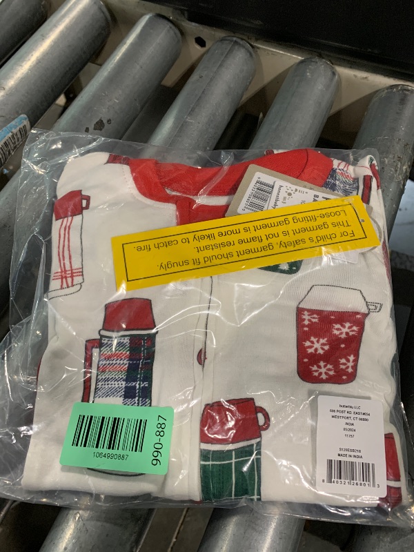 Photo 1 of ***ONLY ONE PAJAMA**** HonestBaby Family Matching Holiday Pajamas Organic Cotton for Men, Women, Kids, Toddlers, Baby Boys, Girls, Unisex Pets, Somethin Brewin, 18 Months