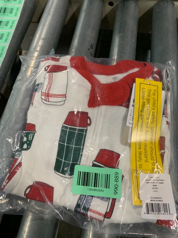 Photo 1 of ***ONLY ONE PAJAMA****HonestBaby Family Matching Holiday Pajamas Organic Cotton for Men, Women, Kids, Toddlers, Baby Boys, Girls, Unisex Pets, Somethin Brewin, 18 Months