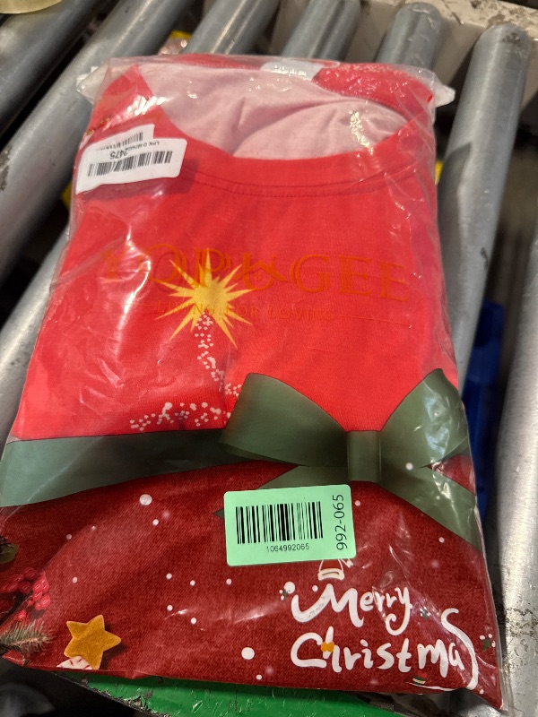 Photo 1 of **SIMILAR IMAGE**YOPUGEE Christmas Pajamas for Couples Long Sleeve Christmas Plaid Pjs Xmas Sleepwear, Red & Red Print Tree -3XL