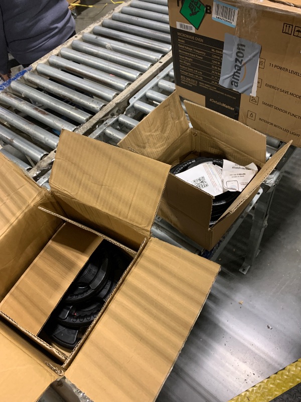 Photo 1 of ***Missing Barbell Bar*** Fitvids Barbell Weight Set, Cast Iron 1" Standard Weight Plates Including 5FT Standard Barbell Bar & Star Locks