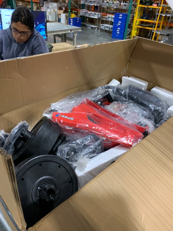 Photo 1 of ***Stock Photo Is A Similar Item*** Electric Go Kart with Top Speed 18.6 MPH, Electric Go Cart Drift Cart, Handbrake and 3 Speed Mode, 700W Motors, Adjustable Seat, Cool Rear Spoil