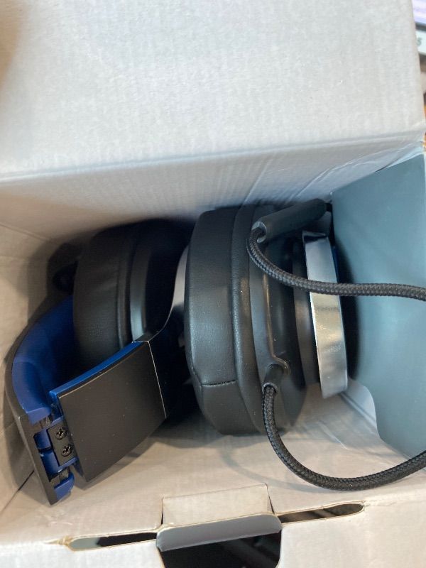 Photo 1 of *UNTESTED*
COOSII AC01 Over-Ear Headphones Wired, Passive Noise Isolating Corded Stereo Headsets with Mic Volume Control for Adults Teens 3.5mm for Chromebooks, Laptop, Computer, Tablets, Travel (Black Blue)