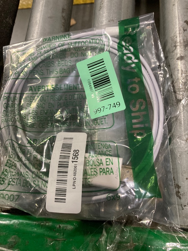 Photo 1 of [Apple MFi Certified] Apple Lightning to HDMI Cable Adapter for iPhone to TV, 1080P Lightning to Digital AV Adapter Sync Screen Connector for iPhone 14 13 12 11 Pro Max XS XR to HDTV Projector Monitor