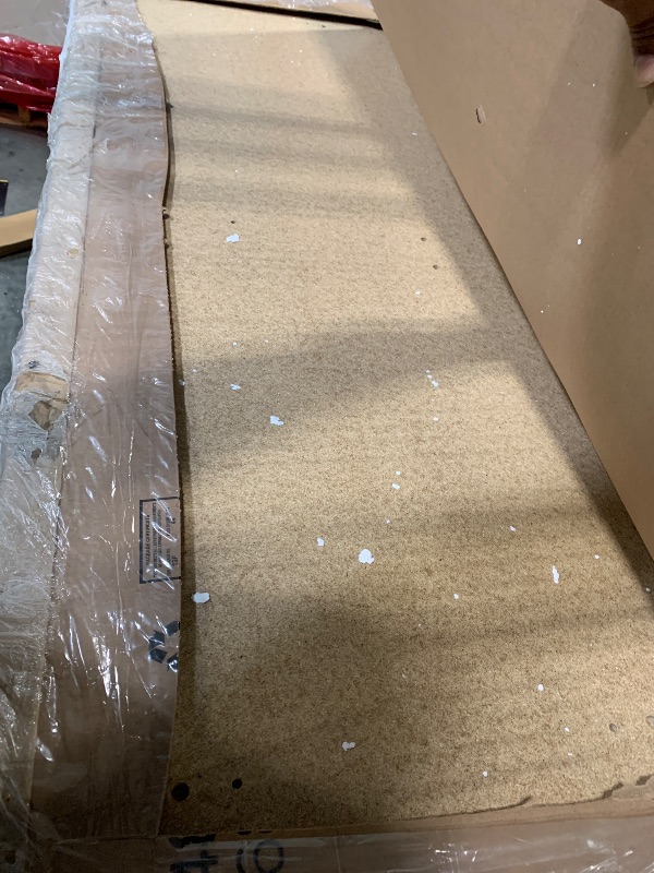 Photo 1 of (Box 1of2)(partial set)

Sauder Palladia Computer Desk with Hutch, Home Office Desk with Drawers, File Cabinet Storage Drawer, in Split Oak Finish