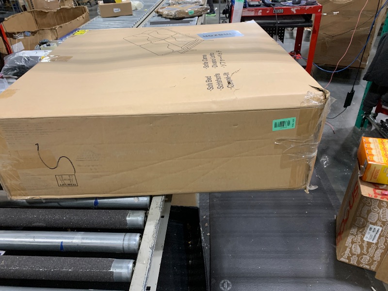 Photo 1 of **PATIAL SET**
Marsail Convertible Futon Sofa Bed, Dark Grey