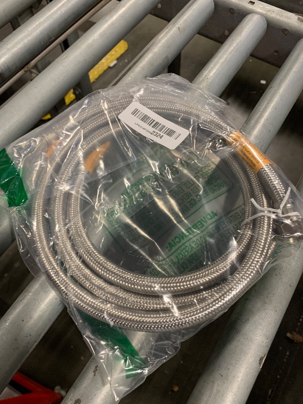 Photo 1 of [2-Pack] PROCURU 36" (3Ft) x 3/8" Comp x 1/2" FIP Faucet Hose Connector, Stainless Steel Braided Supply Line (9SF36-2P)