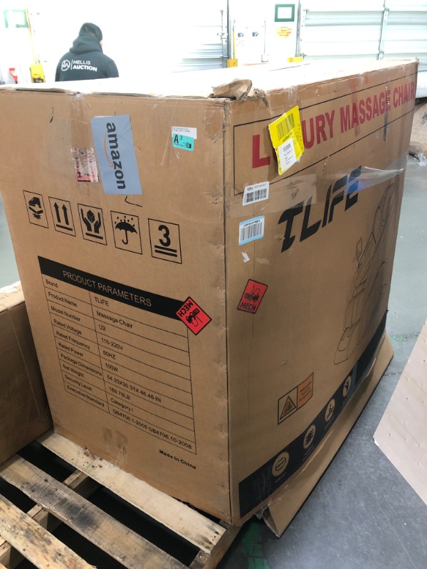 Photo 1 of ***FACTORY SEALED*** TLIFE Massage Chair Full Body, 160°Zero Gravity Recliner with Body Scan, 50" SL-Track Shiatsu Massage Chair, Fixed Point Massage, Foot Rollers, 12 Auto Modes, Deep Yoga Stretch, Heating, Black