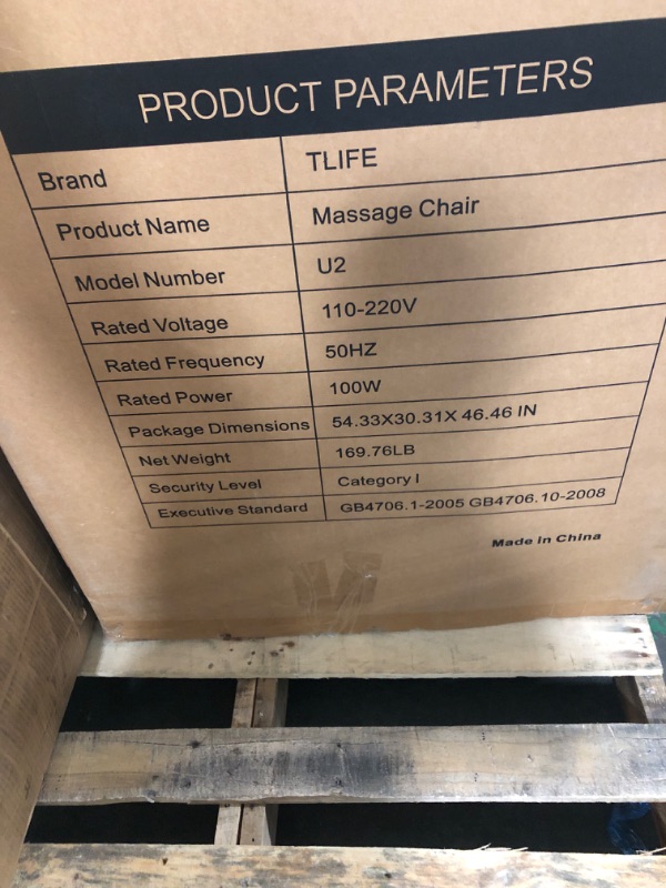 Photo 1 of ***FACTORY SEALED*** TLIFE Massage Chair Full Body, 160°Zero Gravity Recliner with Body Scan, 50" SL-Track Shiatsu Massage Chair, Fixed Point Massage, Foot Rollers, 12 Auto Modes, Deep Yoga Stretch, Heating, Black