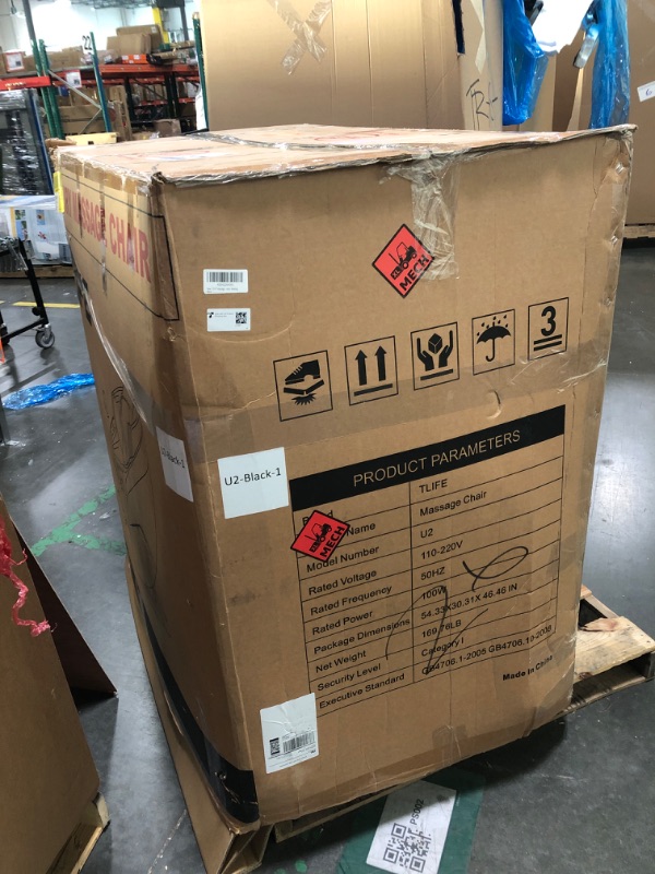 Photo 1 of ***FACTORY SEALED*** TLIFE Massage Chair Full Body, 160°Zero Gravity Recliner with Body Scan, 50" SL-Track Shiatsu Massage Chair, Fixed Point Massage, Foot Rollers, 12 Auto Modes, Deep Yoga Stretch, Heating, Black