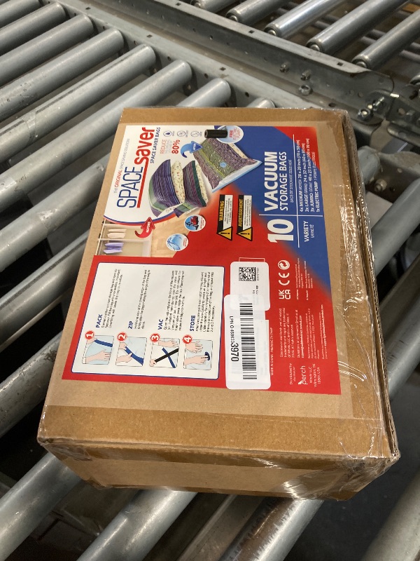 Photo 1 of 10 Pack Variety Vacuum Storage Bags for Comforters, Blankets & Clothes – Vacuum Sealed Compression Bags with Electric Pump – Space Saver Storage Bags for Bedding, Travel & Organization (4M, 3L, 3XL)